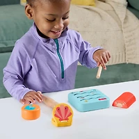 Fisher-Price Wooden Ocean Musical Gift Set for Toddlers & Kids, 6 Wood Pieces