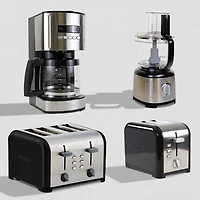 Kenmore 4-Slice Stainless Steel Toaster, Dual Controls, Extra Wide Slots, 9 Browning Levels for Toasting & Bagels