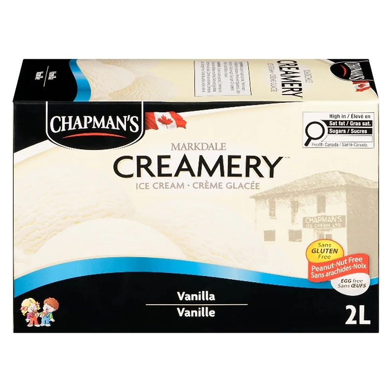 Chapman's Markdale Creamery Vanilla Ice Cream in a Carton, 2L