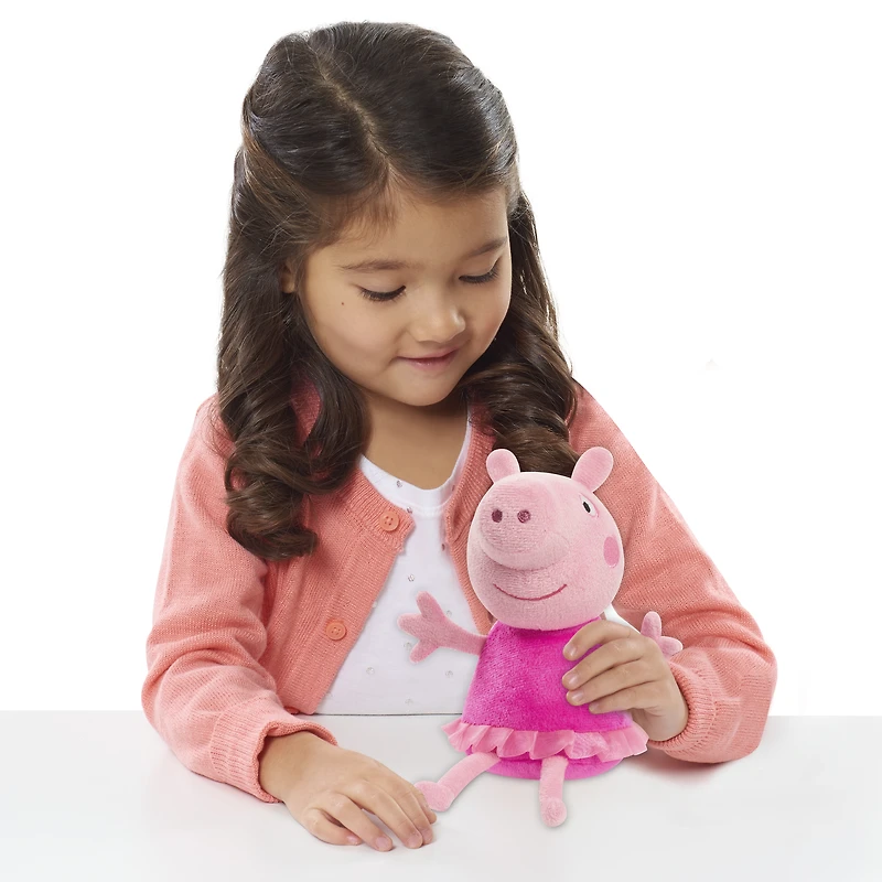 Peppa Pig 20 cm Plush Ballet Peppa Pig Stuffed Animal, Toy for Kids Ages 3 and up