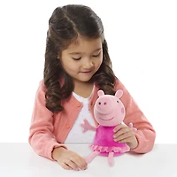 Peppa Pig 20 cm Plush Ballet Peppa Pig Stuffed Animal, Toy for Kids Ages 3 and up