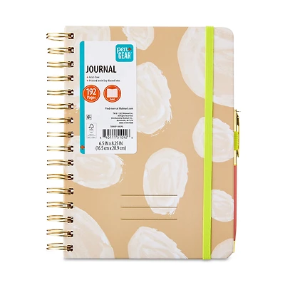 Pen + Gear Twin Wire Bound Journal - Khaki, 6" x 8.25" x 1", 192 Lined Pages, Paper Hard Cover, Pen