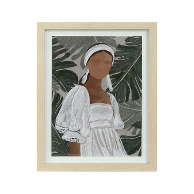 Cadre sans marque, portrait de dame 12x16 pour décoration murale