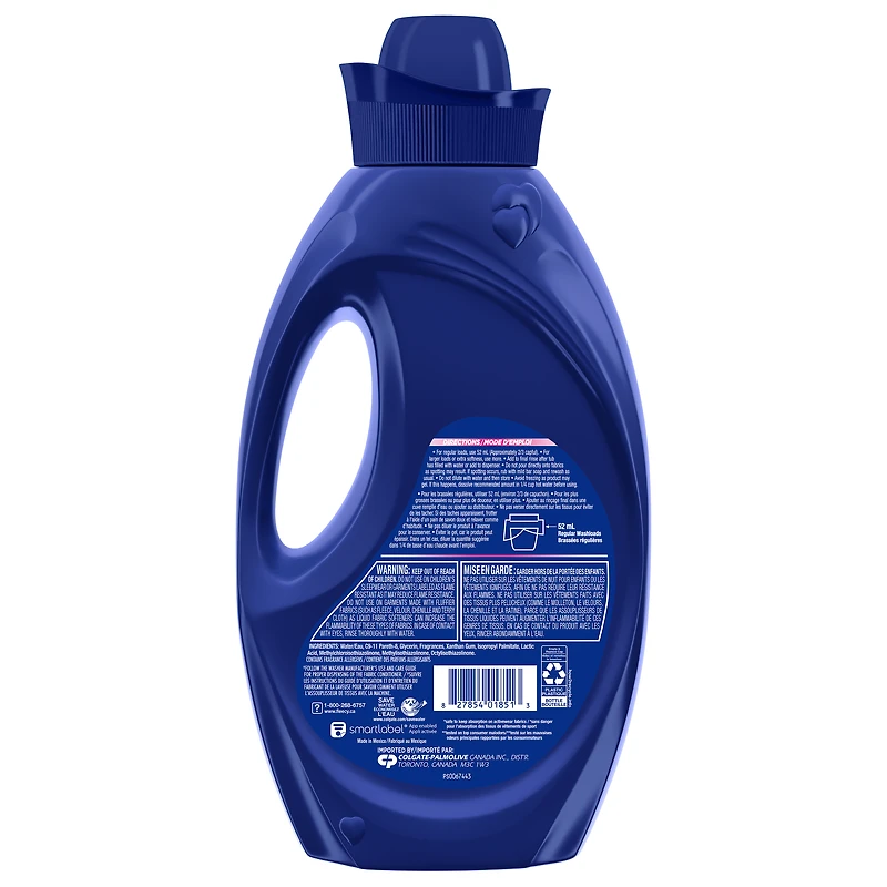 Fleecy Odor Shield Liquid Fabric Softener, Fresh Breeze Scent, 1.36 L