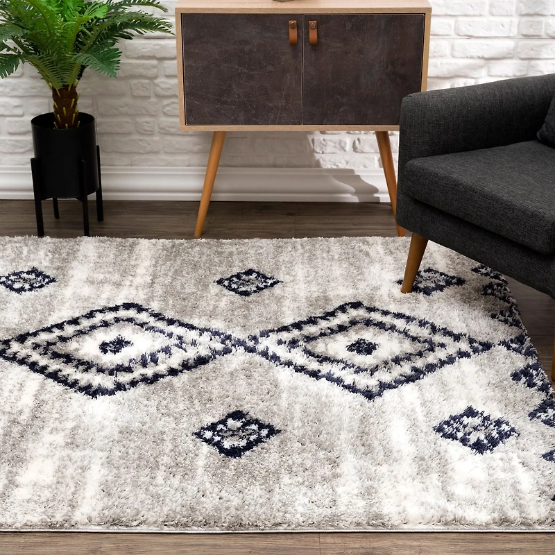 Rug Branch Retro Collection Modern Southwestern Area Rug