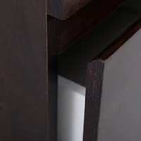 HOMETRENDS 2 Drawer Nightstand for Child, Teen, Adult, Walnut Finished