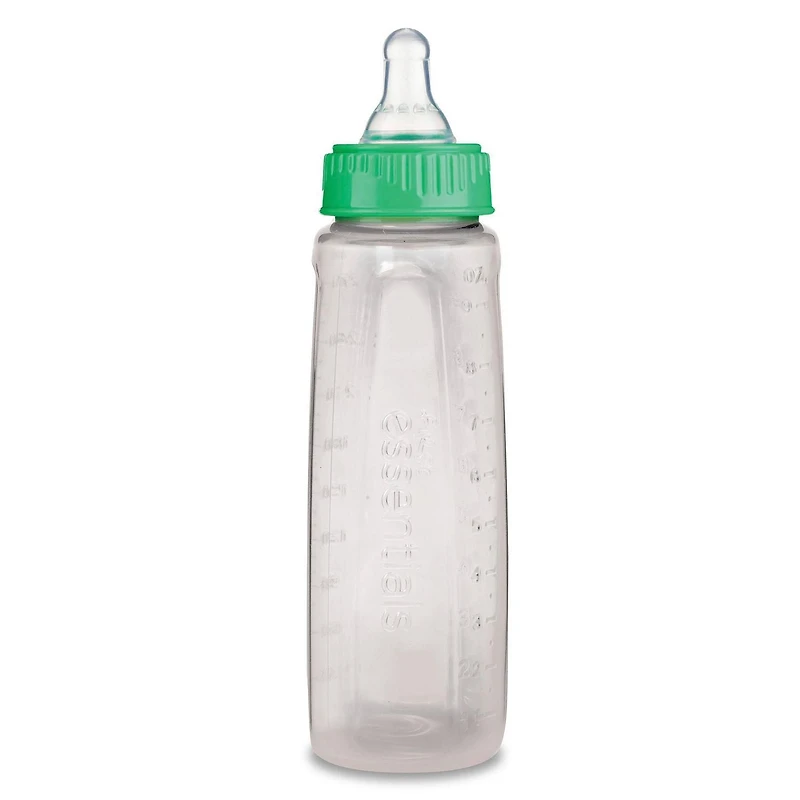 First Essentials by NUK Replacement Bottle Nipple, Silicone, Slow Flow, 0+ Months
