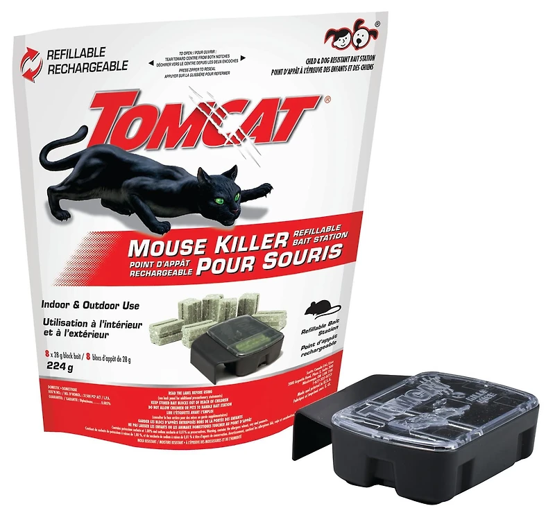 Point d'appât rechargeable Tomcat pour souris
