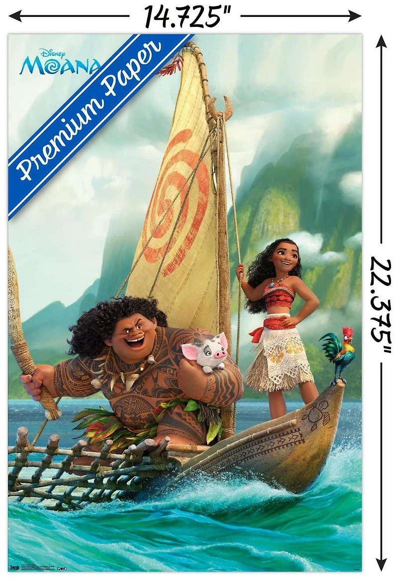 Disney Moana - Group Wall Poster