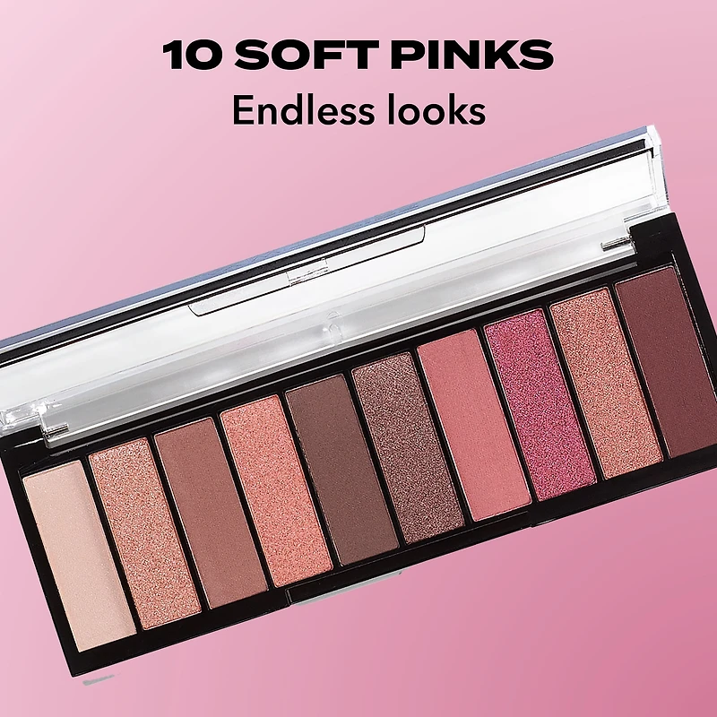 Hard Candy, Top Ten Eyeshadow Palette, 10 Long-Lasting Shades