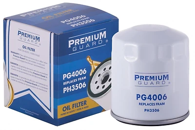 Premium Guard Oil Filter, PG4006, 5K Miles, Replacement Engine Oil Filter Fits Select Vehicles
