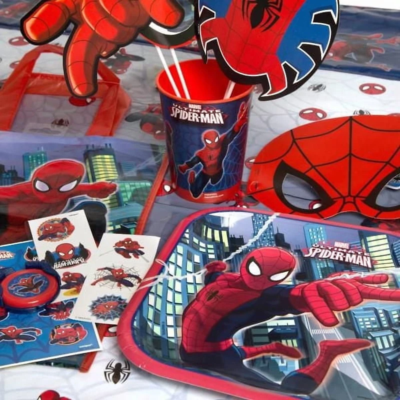 Spiderman Party Masks, 8ct