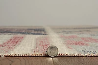 Tapis d'appoint Grand Zéro Giles ivoire & bleu de 3 pi x 5 pi