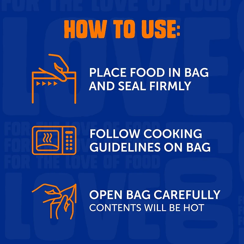Ziploc® Zip n' Steam Food Steamer Bags, 10 Bags