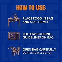 Ziploc® Zip n' Steam Food Steamer Bags, 10 Bags