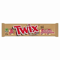 TWIX, Caramel Cookie Chocolate Candy Bar, 8 Fun Size Bars, 80g
