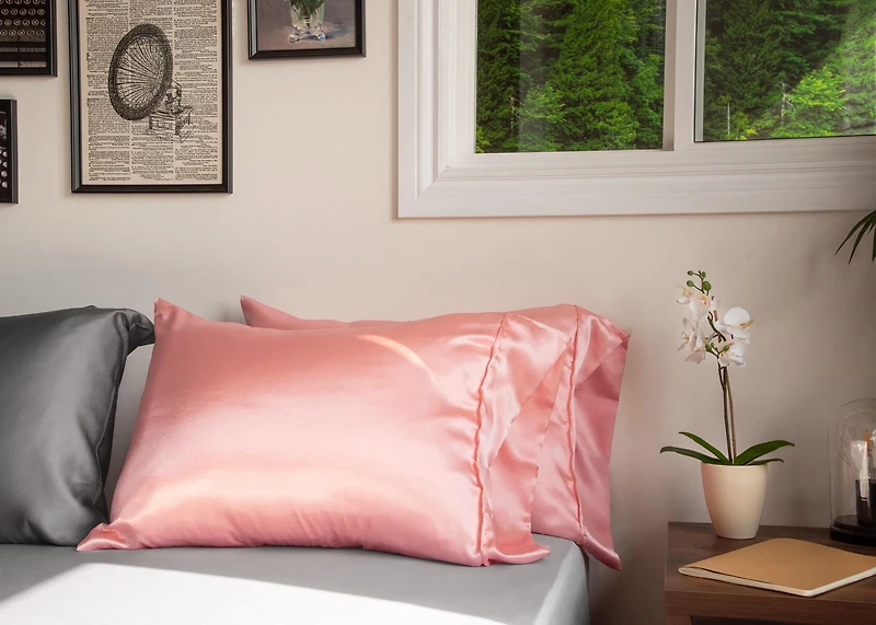 Beautiful Dream 2Pack Satin Pillow Case Blush King
