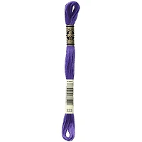 DMC Purple Cotton 6-Strand Embroidery Floss Skein, 8 m (8.7 yd)