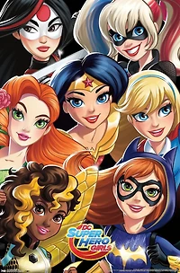 DC Comics DC Superhero Girls - Group Wall Poster, 22.375" x 34"
