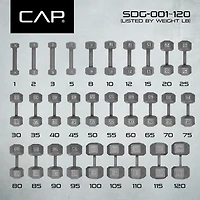 CAP Barbell Cast Iron Hex Dumbbell