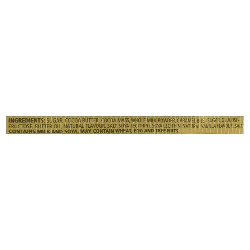 Waterbridge Premium Chocolate Bar Caramel and Sea Salt, 400 Grams