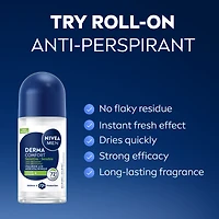 NIVEA MEN Derma Comfort Sensible, antisudorifique en bille, protection 72 heures, 50 ml