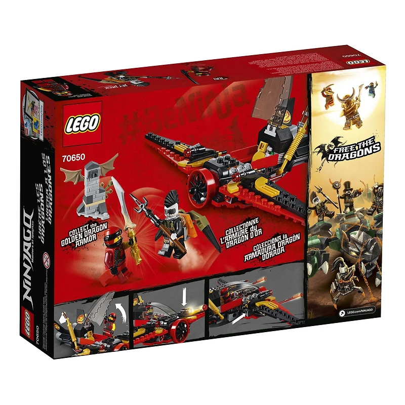 LEGO NINJAGO Masters of Spinjitzu: Destiny’s Wing 70650 Building Kit (181 Piece)