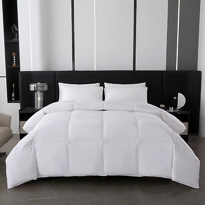 Mainstays Goose Feather Duvet Bed Duvet Twin 64 in  x 86 in All Season Bed Duvet
