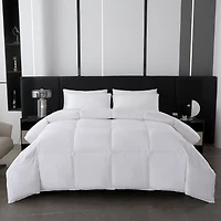 Mainstays Goose Feather Duvet Bed Duvet Twin 64 in  x 86 in All Season Bed Duvet