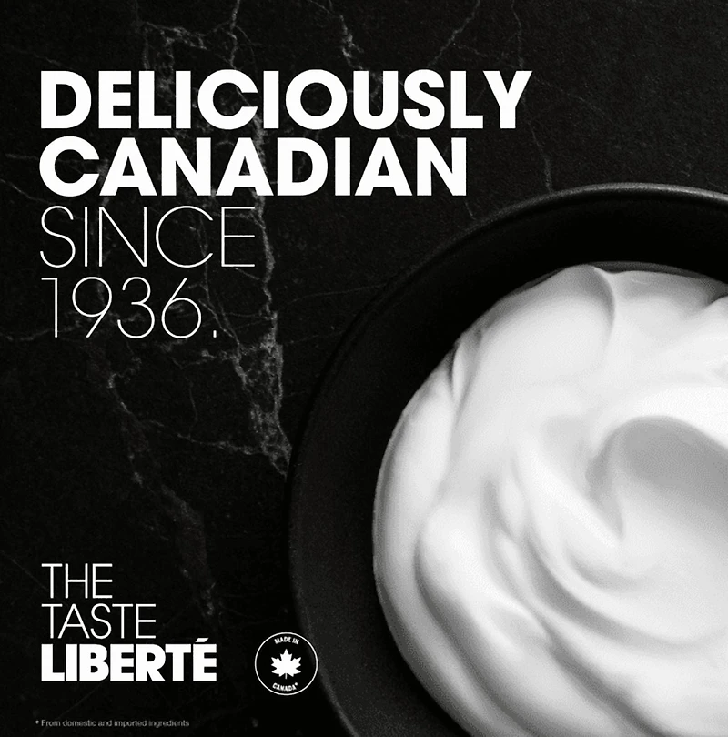 Yogourt Liberté Méditerranée 9 %, noix de coco, 500g