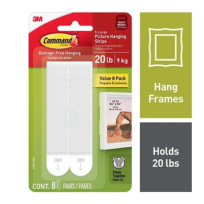 Bandes pour cadres 17217-8EF Command