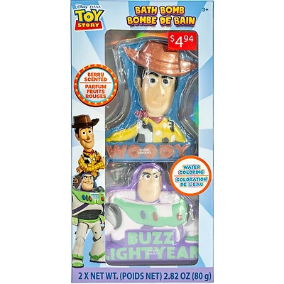 Toy Story 2pk Painted Bath Bomb for Kids 3+