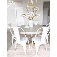 Heavenly Collection Metal Dining Chair SET OF 2