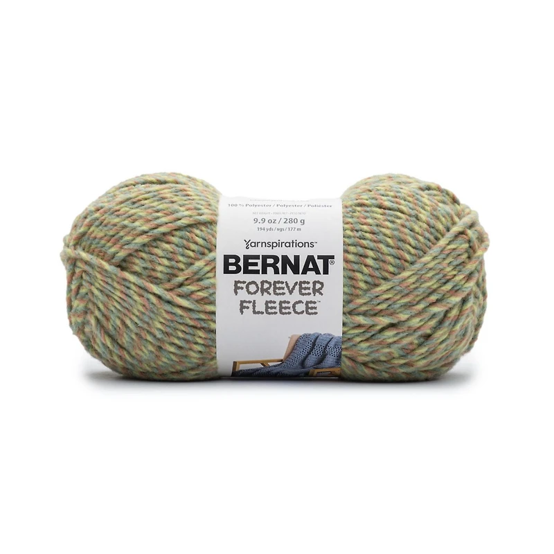 Bernat® Forever Fleece™ Yarn, Polyester #6 Super Bulky, 9.9oz/280g, 194 Yards