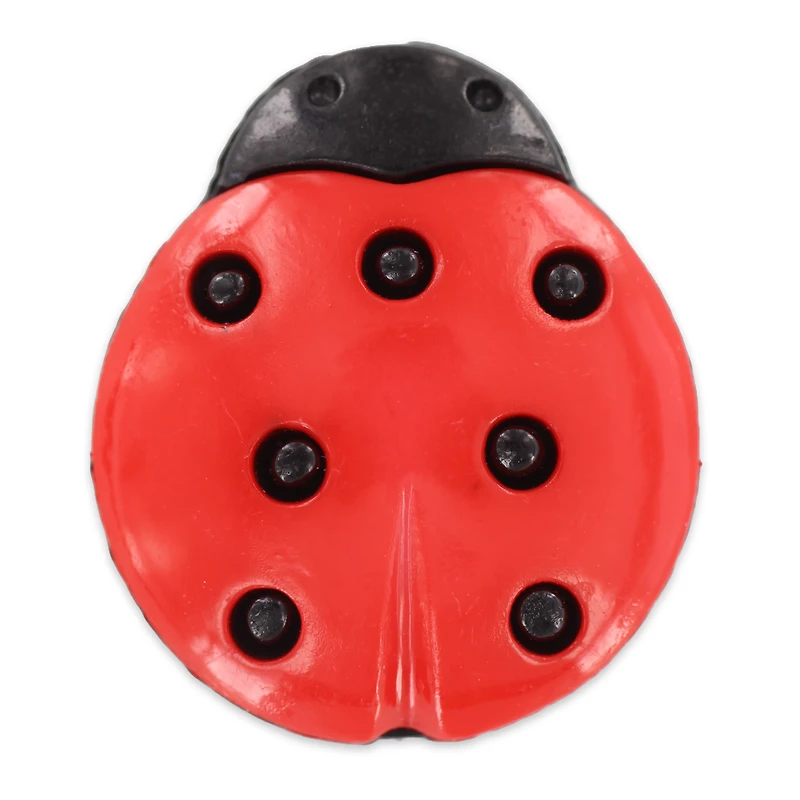 LA VOGUE Ladybug Novelty Shank Buttons 18 mm (0.71 in), Red