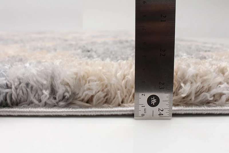 ECARPET Trellis Frieze Area Rug Fluffy Carpet for Bedroom