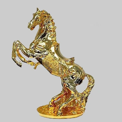 Jumping Horse Statue Canadian Furniture, Good Luck, Gift, Positive Vibes, Decorative Show Piece.