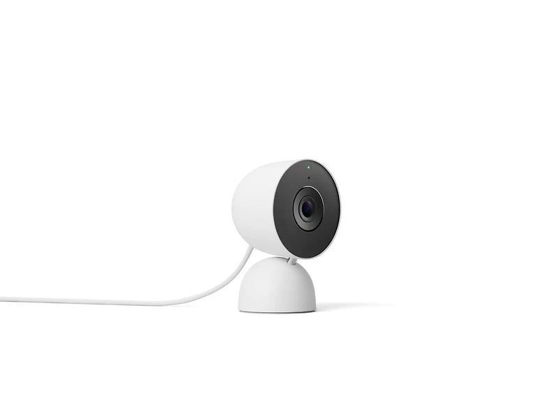 Caméra Google Nest intérieure (filaire, 3e génération) – Vidéo 2K et Gemini – Neige