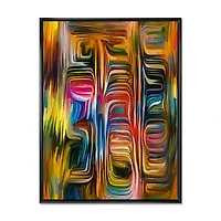 Designart Colour Fusion II FLOAT FRAME WALL ART