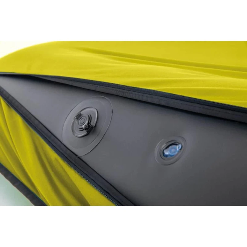 Intex Luxe Lounge Inflatable Pool Lounger for 2, Blue & Yellow Design