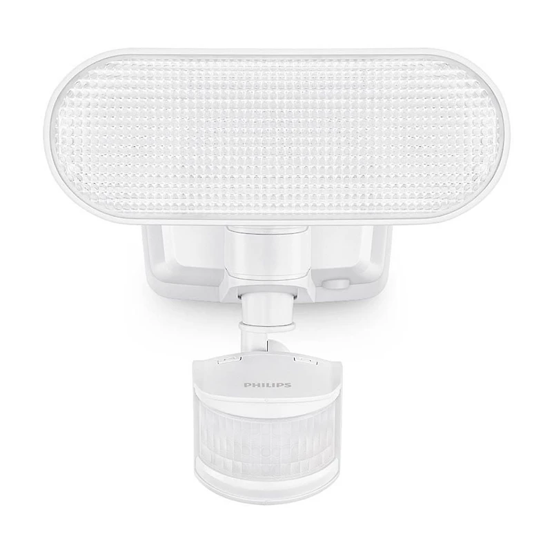 Philips 180° White Solar Powered Motion Activated Outdoor Integrated LED Flood Light