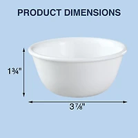 Corelle Winter Frost White 6 oz Glass Ramekin