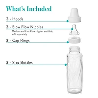Evenflo Feeding Classic Biberons en Verre Sans BPA
