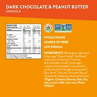 Love Crunch Dark Chocolate and Peanut Butter Premium Organic Granola