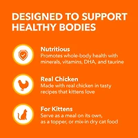 Iams Perfect Portions Grain Free Chicken Paté Healthy Kitten Wet Cat Food