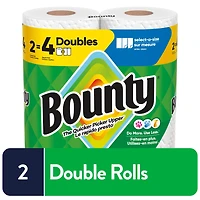 Bounty Paper Towel, 2 Rolls (4 Regular Rolls Equivalent)