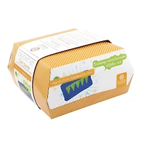 Crafts To Go Doily Pouch Crochet Kit Makes 2 Pouches, 15 × 15 cm (5.9 in) (6 × 6), Green