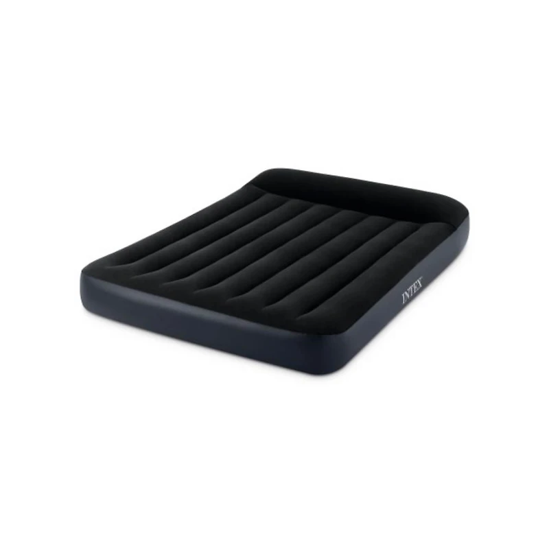 Intex Matelas pneumatique classique avec repose-oreiller complet Intex avec Fiber-Tech Rp, âge : adulte