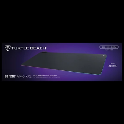 Turtle Beach® Sense AIMO™ XXL – Ultra-Wide RGB Illumination Gaming Mousepad