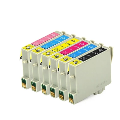 L-ink Compatible Epson 48 Ink Cartridge Set (BK, C, LC, LM, M, Y) (T048, T048120, T048220, T048320, T048420, T048520, T048620)